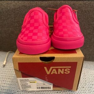 Pink- Vans classic baby slip ons